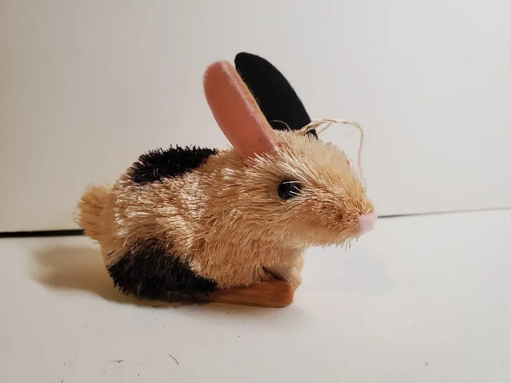 Natural Fiber Ornament - Rabbit